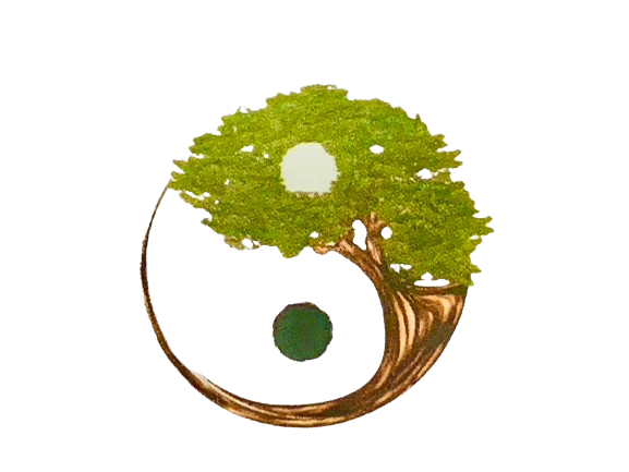 logo, énergetique chinoise, yin yang, arbre